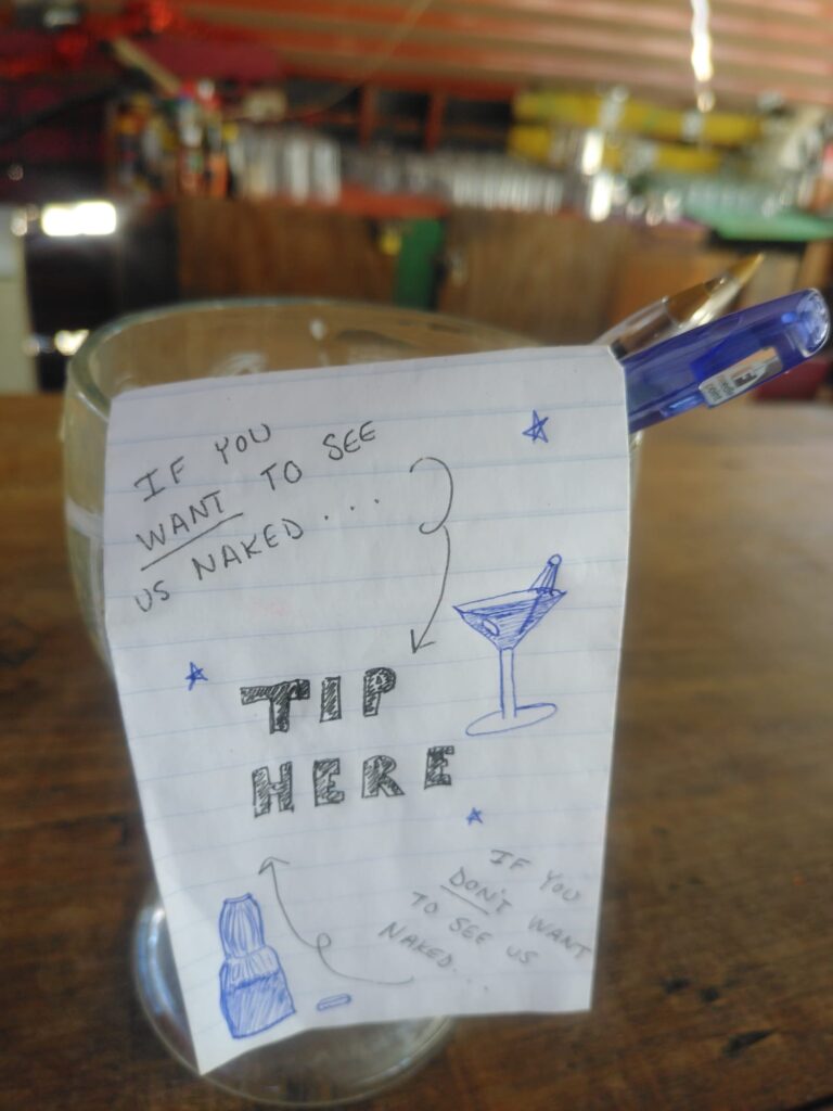 📍Oaxaca, Mexico · Hostel Volunteering at Iguana Hostel 🇲🇽🦎 rooftop bar at iguana hostel: tip here jar with text