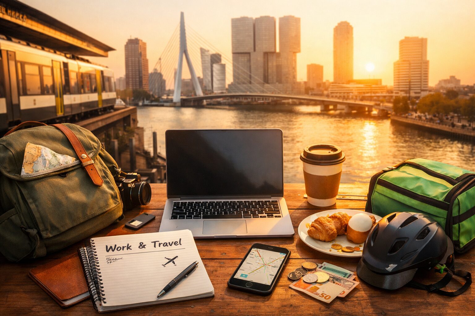 Nomadic lifestyle in Europe: traveling while making money on the road with short-term work, volunteering, and delivery jobs